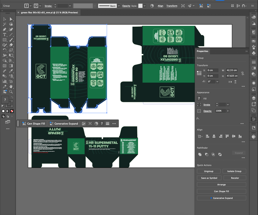 Proceso creativo de diseño de cajas
