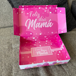 25 cajas “Te Amo Mamá” 31x22x7 cm