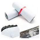 Pack 100 Bolsas Courier Embalaje Blanca Autoadhesivo 25x35cm Color Blanco