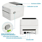 Impresora Etiquetas Adhesivas 100mm Xprinter 420b Eshopangie