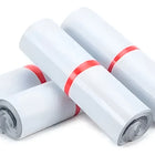 Pack 100 Bolsas Courier Embalaje Blanca Autoadhesivo 25x35cm Color Blanco