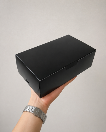 Cajas negras 22x13x7 cm