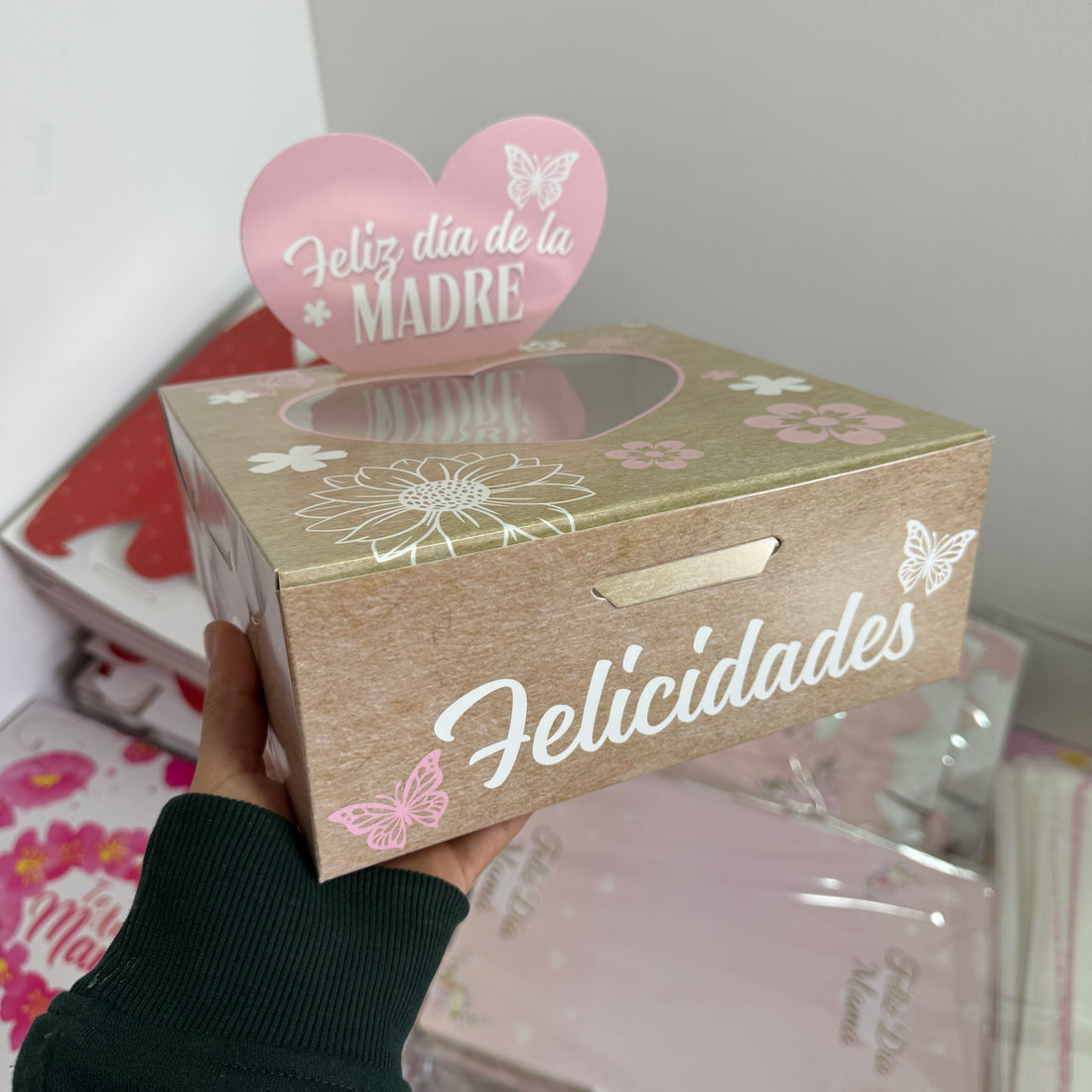 Pack Mamá 24x24x10cm con visor (9 Unidades)