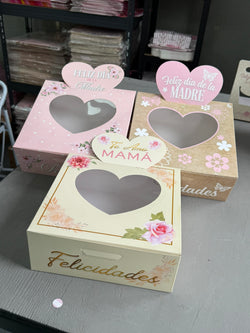 Pack Mamá 24x24x10cm con visor (9 Unidades)