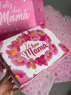 100 cajas “Te Amo Mamá” 31x22x7 cm