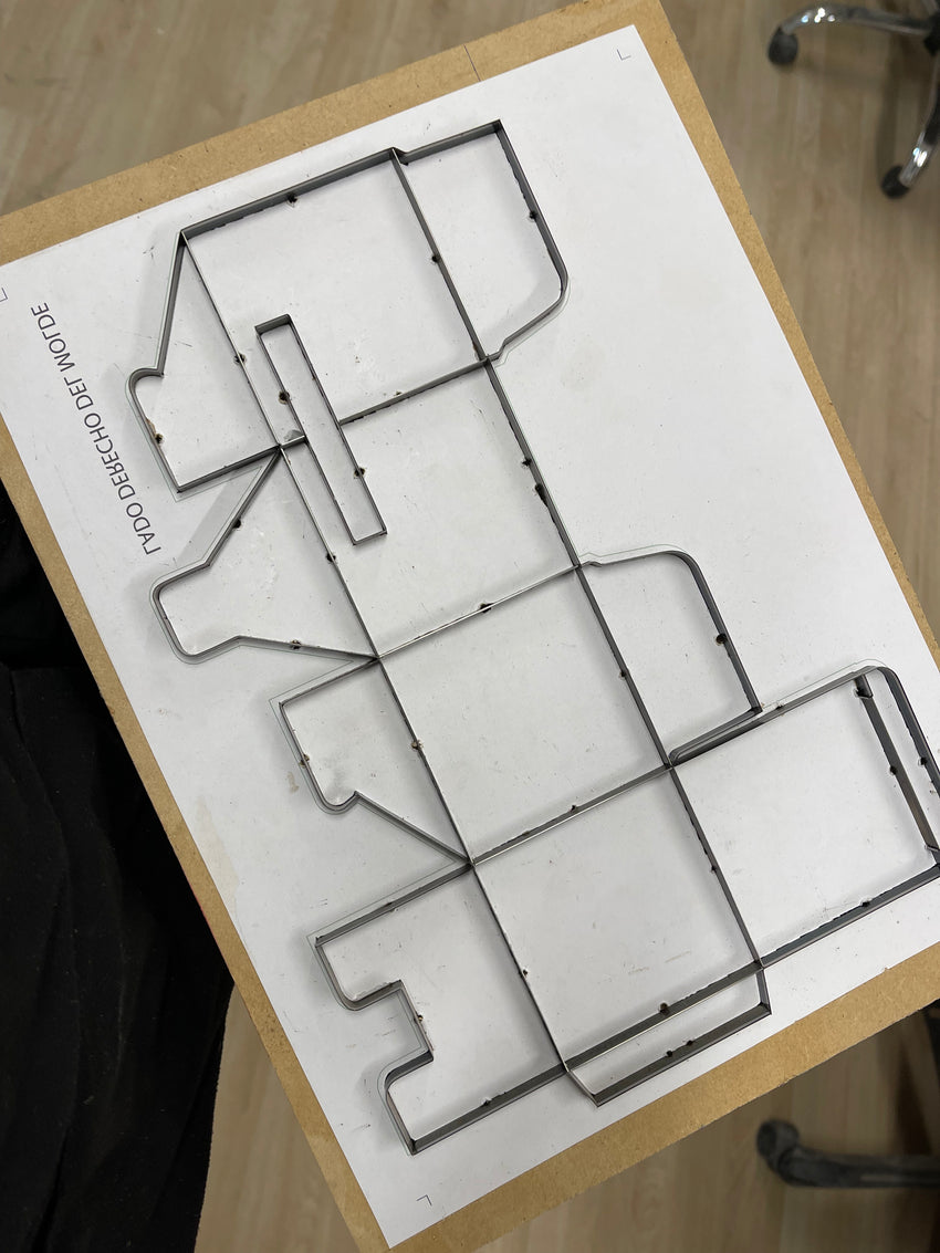Molde troquel para cajas